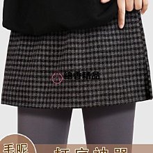 毛呢格子小屁簾疊穿內搭半身裙女秋冬大碼下擺遮胯打底神器遮臀裙. 歷史價格詳細信息