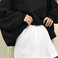 免運~小屁簾女冬季搭配衛衣打底神器假下擺疊穿內搭遮屁股白色半身短裙. 歷史價格詳細信息