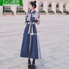 風衣裙法式復古V領連衣裙女2023早春新款長袖氣質燈芯絨收腰長裙-羊城故事 歷史價格詳細信息