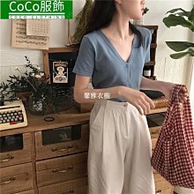 ????女 短袖 襯衫 韓版 V領????氣質 OL 上班族 【柔依衣坊 Zoe Shop】C30-003 歷史價格詳細信息