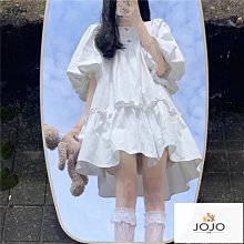 【熱賣精選】日系甜美軟妹連衣裙女2022夏季新款寬松顯瘦小清新泡泡袖娃娃裙 價格比較,價格查詢,歷史價格詳細信息