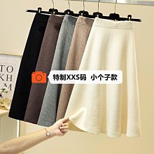 150小個子深藍色牛仔裙女春夏高腰直筒開叉a字半身裙顯高中長裙子 歷史價格詳細信息