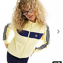 (嫻嫻屋) 英國ASOS-adidas 白色高領黑色側邊三線LOGO長袖上衣 EJ23 歷史價格詳細信息