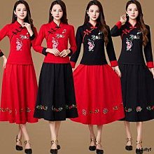 廣場舞服裝新款套裝秋冬季徽章休閒跳舞運動服楊麗萍團體演出服女 歷史價格詳細信息