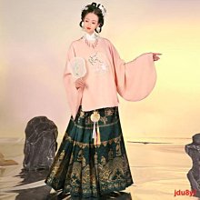 明制漢服女刺繡比甲立領對襟長衫百迭裙春秋漢服改良角色扮演服裝古著漢服古著衣服中國風女裝 歷史價格詳細信息