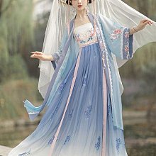 正品原創漢服女中國風古裝仙氣飄逸大襟交領齊腰襦裙三件套春秋季 歷史價格詳細信息