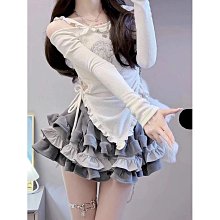 奶系穿搭高級感學院風西裝外套女秋冬製服背帶連衣裙子套裝炸街_佳美優品 歷史價格詳細信息
