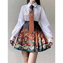 #婷婷百貨#面裙 鼎尚原創【鈴蘭】漢服女2023新款夏季薄款日常小個子短馬面裙套裝 歷史價格詳細信息