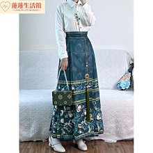 明制漢服女刺繡比甲立領對襟長衫百迭裙春秋漢服改良角色扮演服裝古著漢服古著衣服中國風女裝 歷史價格詳細信息