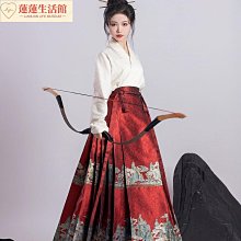 新中式宋制改良可以上班穿的漢服日常通勤旋裙春裝女馬面裙三件式 歷史價格詳細信息