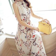 夏裝度假休閒闊腿褲女海邊沙灘褲子時尚系帶長袖高腰印花連體褲潮 歷史價格詳細信息