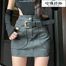 大尺碼皮裙女2023新款高腰顯瘦半身裙短裙胖mma字裙ins超火裙子秋冬 歷史價格詳細信息