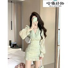 連衣裙女春季高個子短裙領新款氣質性感修身甜辣風包臀裙子潮 歷史價格詳細信息