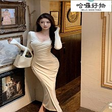 白色v領麻花毛衣女秋冬季2023新款慵懶風軟糯寬松針織打底衫上衣-興龍家居 歷史價格詳細信息