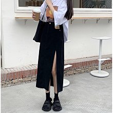 顯瘦側開衩深藍牛仔短褲 A字牛仔褲 開衩牛仔褲  高腰牛仔短褲 高腰牛仔褲 褲子 GRASS 現貨 [B60059] 歷史價格詳細信息