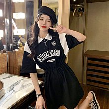 短袖抽繩收腰工裝休閑連衣裙女2024夏季新款時尚小個子顯瘦a字裙 歷史價格詳細信息
