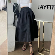 正韓   後腰鬆緊側釦環設計素色優雅氣質長裙   Mo8666015 歷史價格詳細信息