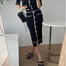 Korea韓國連線·正韓 氣質珍珠釦毛呢短洋裝 連身裙 連身洋裝 長袖洋裝 毛呢洋裝 排釦 氣質洋裝 短裙 合身- 歷史價格詳細信息