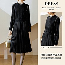 黑色針織連衣裙女寬松庶肚打底裙秋冬大碼內搭毛衣裙過膝長裙子超長裙-雅閣精品 歷史價格詳細信息