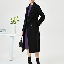 23秋冬新款女山羊絨呢子外套千鳥格高級感赫本風雙面呢大衣女~梅梅服飾 歷史價格詳細信息