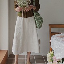 正韓   後腰鬆緊側釦環設計素色優雅氣質長裙   Mo8666015 歷史價格詳細信息