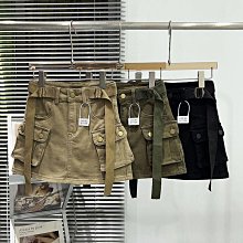 新款 女生口袋短裙 女2024夏季素面莫代爾a字裙韓版 大彈力高腰裙子-拾光美舍 歷史價格詳細信息