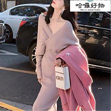 修身毛衣裙女秋冬收腰中長款過膝包臀裙內搭打底緊身針織連衣裙子超長裙-雅閣精品 歷史價格詳細信息