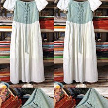 古著連身裙長度122胸圍82腰圍72V領，自己配吊帶 歷史價格詳細信息