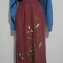 古著日本羊毛半身裙，g萊因藍，腰圍72長度58，兩件免運～ 歷史價格詳細信息