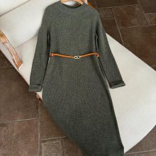 羊絨裙子洋裝vintage古著裙子洋裝日本羊毛半身裙子洋裝長度66腰圍62無彈力面料好，50羊絨50羊 歷史價格詳細信息