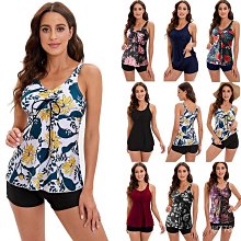 游泳衣 女平角分體裙式兩件套韓國ins風超仙顯瘦保守學生溫泉泳裝 歷史價格詳細信息