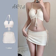 現貨！保守比基尼三件式泳裝 加大尺碼顯瘦遮肚連身游泳衣 溫泉泳衣 泡湯 海邊 沙灘 大尺碼泳裝長袖防曬網紗罩衫多件式泳衣 歷史價格詳細信息