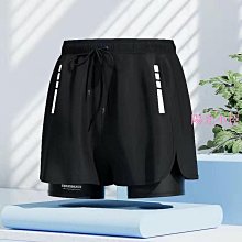 夏季男士泳衣雙層大尺碼防尷尬速乾寬鬆泳褲男款水上樂園遊泳裝備 歷史價格詳細信息