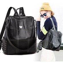 真皮軟皮單肩雙肩兩用包包女2024新款輕便皮質小背包百搭斜挎女包-李李 韓國女裝 歷史價格詳細信息