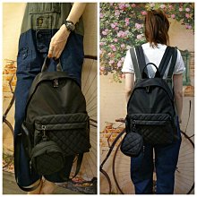 韓國真皮配尼龍布鏈條側背包/斜背包水桶包～黑色   貓頭鷹   花朵 歷史價格詳細信息