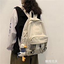 ins風書包女韓版大學生揹包高中森系古著感簡約復古帆布潮雙肩包 歷史價格詳細信息