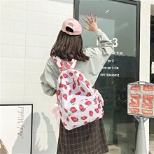 日系水洗雙肩原宿風純色小背新款休閒簡約女高中大學生書 歷史價格詳細信息