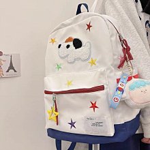 美式雙肩包原創小眾設計感大學生書包高中初中女生旅行揹包大容量 歷史價格詳細信息