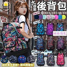 後背包 雙肩包 書包 韓版ins雙肩包女2021新款時尚印花學生書包男大容量旅行電腦背包 歷史價格詳細信息