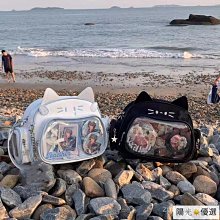 痛包 晒娃包 可愛包包 日系包包 大容量書包女韓版簡約高顏值中學生初中生大學校園背包結實後背包--麥包包 歷史價格詳細信息