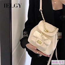 雙肩包後背包女韓版迷你小香菱形復古休閒百搭鏈條包-予你優選 歷史價格詳細信息