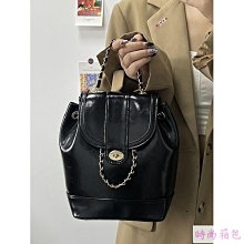 後背包 韓國新款小眾設計肩背包 簡約手提小背包 高級感夾子雙肩包 時尚精品款後背包 歷史價格詳細信息