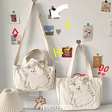 原創帆布包女上課大學生包包女大容量托特包職業通勤單肩斜跨布袋 【3008SP】--麥包包 歷史價格詳細信息