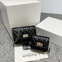 女包新款時尚鏈條單肩斜挎包韓版小眾菱格高級質感手提包天秤百貨 歷史價格詳細信息