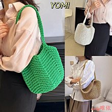 棉線編織斜跨桶包 手提 肩背包 海灘包 斜挎包沙灘包 單肩包 藤編織水桶包 水桶包   文青 韓國 流行 歷史價格詳細信息