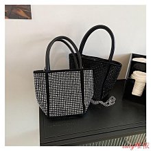 閃鑽水桶包女2022夏季新款時尚輕奢單肩斜挎包外出休閒手提鑲鑽包 歷史價格詳細信息