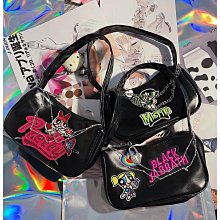 Y2K辣妹抽繩單雙肩書包手提手拎毛絨毛包仿兔水貂毛茸茸皮草可愛 歷史價格詳細信息