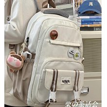 後背包男ins潮牌工裝風休閒背包男士大容量高中生百搭書包大學生 大容量背包 書包 雙肩包 後背包 學生書包 日韓系 歷史價格詳細信息