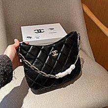 Chanel 香奈兒 22S荔枝牛皮手柄盒子 化妝包拉鍊鏈條斜挎包【潮流百貨】 歷史價格詳細信息