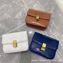 高級感H扣康康包手掌紋真皮空姐包女2023新款單肩斜挎豆腐小方包 歷史價格詳細信息